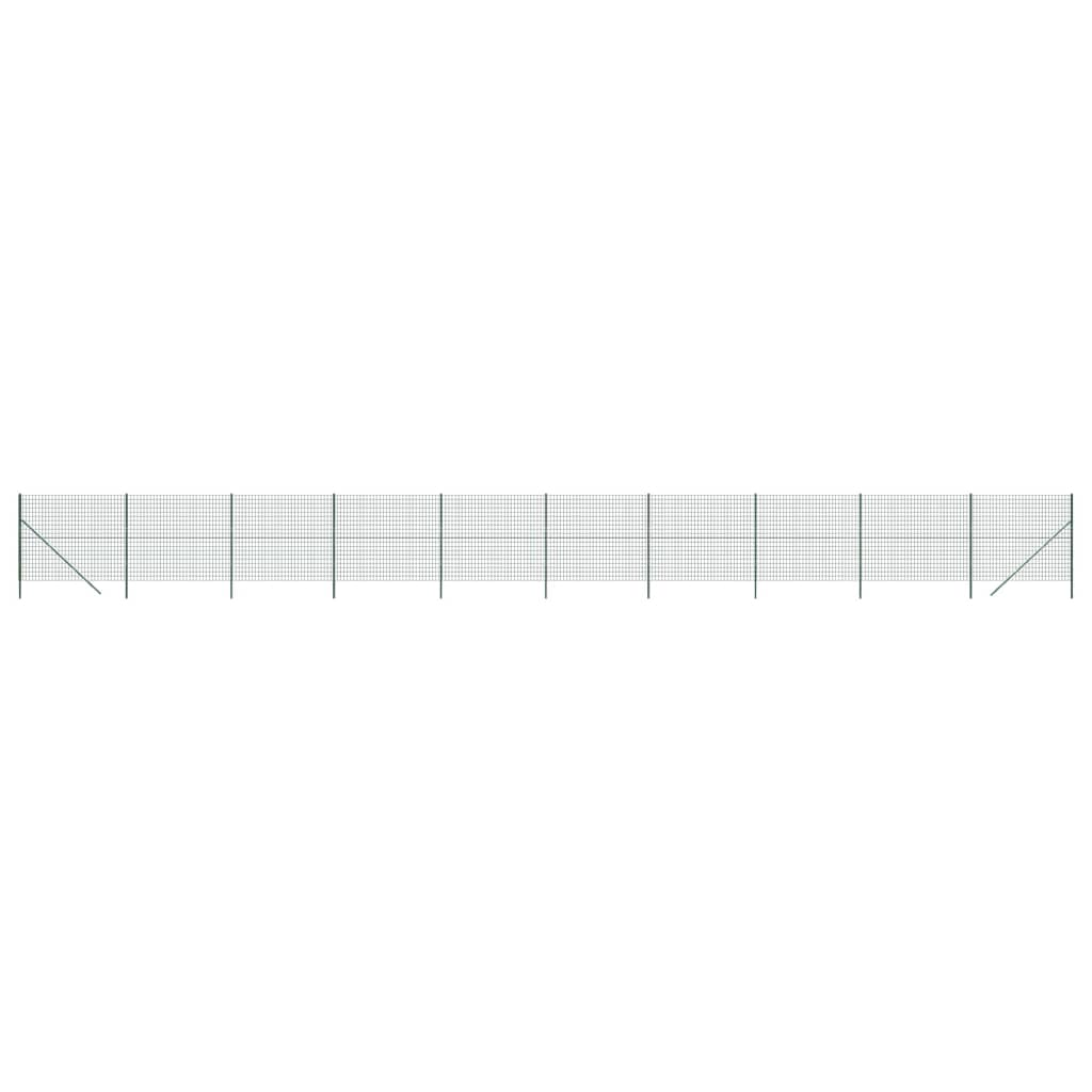 vidaXL Drátěné pletivo zelené 1,6 x 25 m pozinkovaná ocel