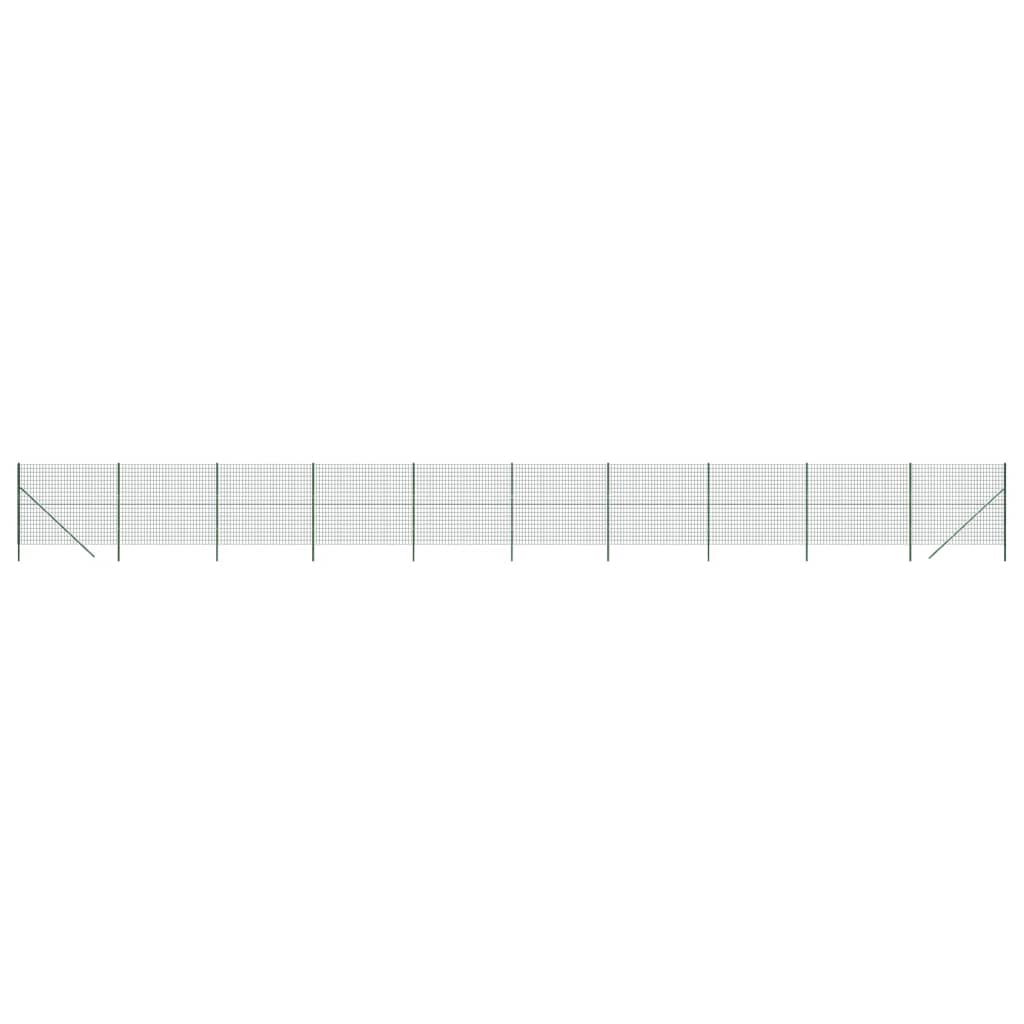 vidaXL Drátěné pletivo zelené 1,8 x 25 m pozinkovaná ocel