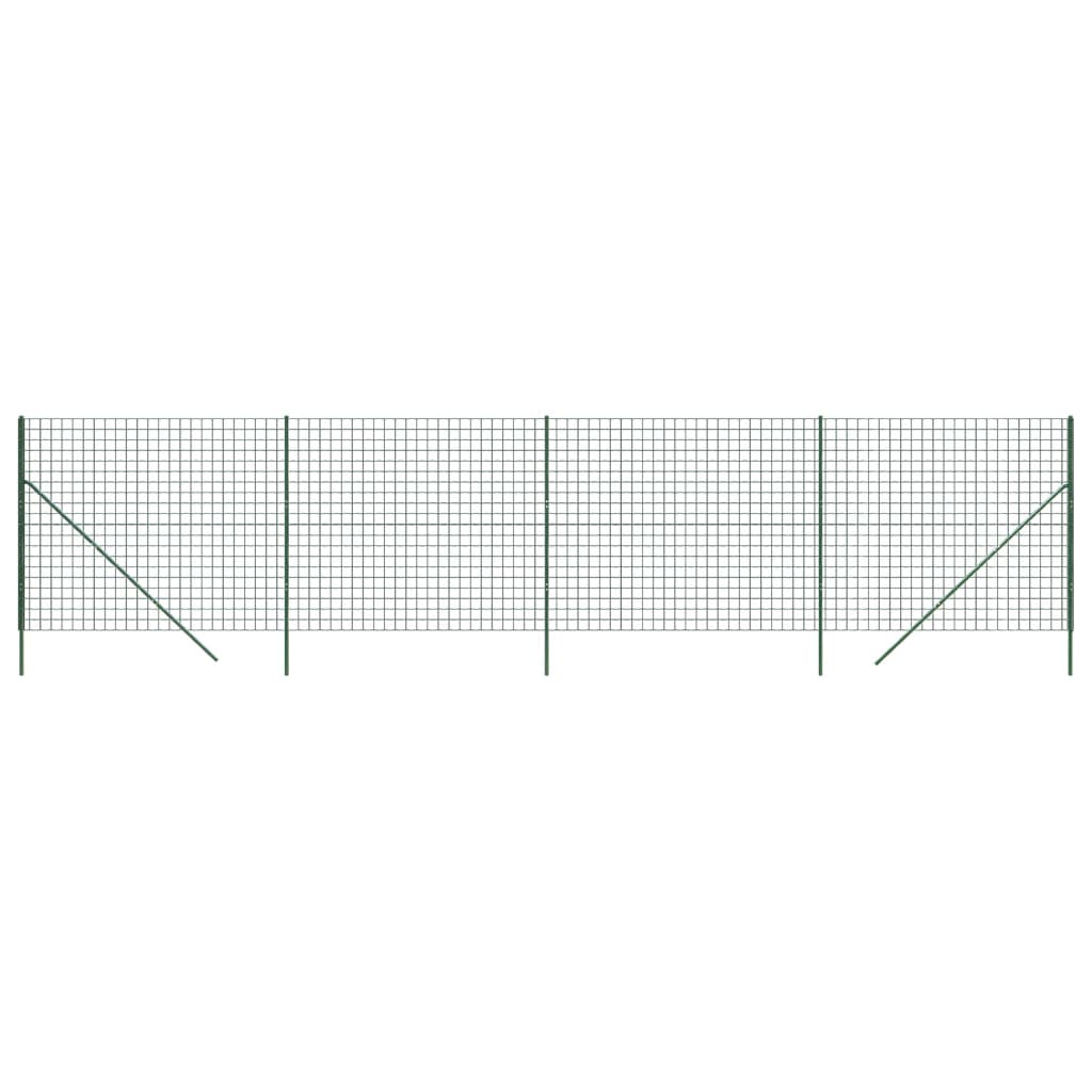  Drôtený plot zelený 1,8x10 m pozinkovaná oceľ