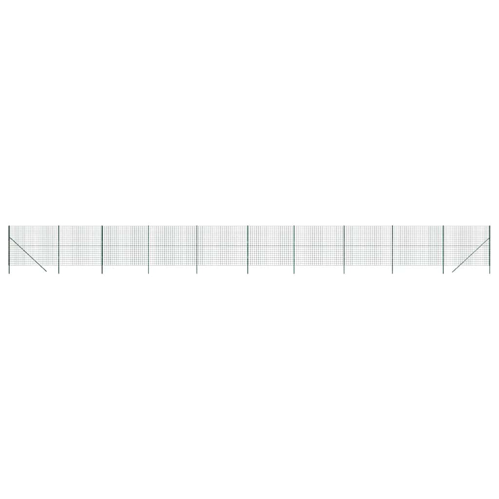 vidaXL Drátěné pletivo zelené 1,6 x 25 m pozinkovaná ocel