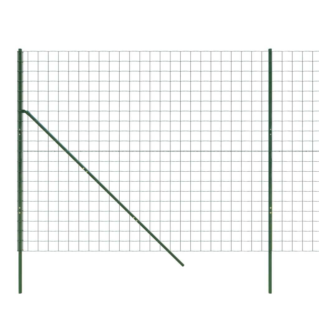  Drôtený plot zelený 1,8x25 m pozinkovaná oceľ