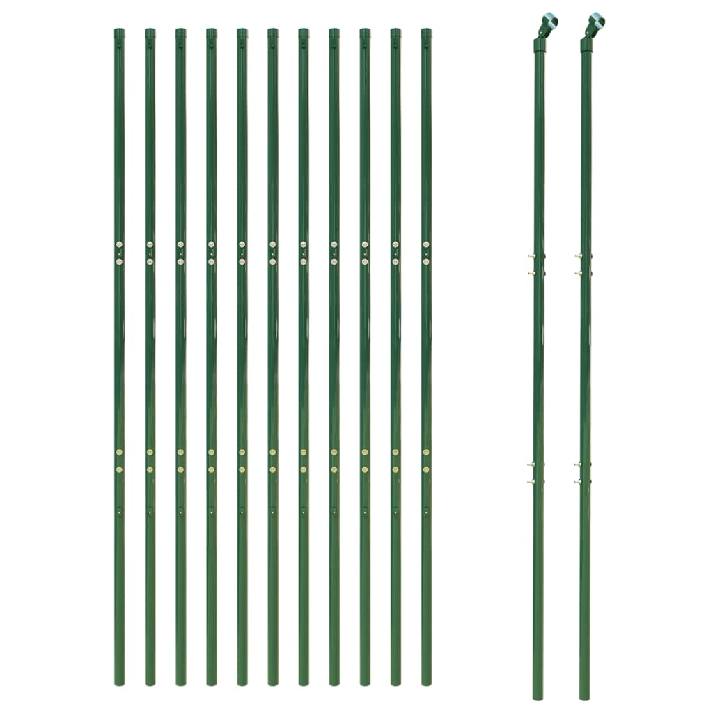  Drôtený plot zelený 2x25 m pozinkovaná oceľ