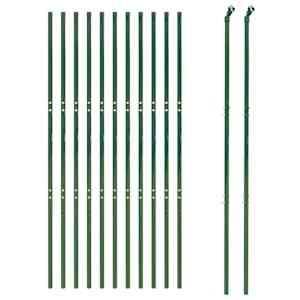 vidaXL Draadgaashek 2,2x25 m gegalvaniseerd staal groen