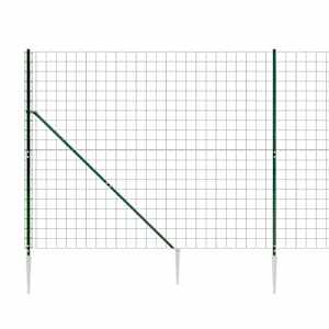 Drátěný plot s kotevními hroty zelený 1,8 x 25 m - obrázek 4