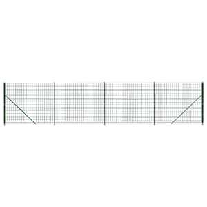 Drátěný plot s přírubami zelený 1,8 x 10 m - obrázek 2