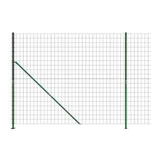 Drátěný plot s přírubami zelený 2 x 25 m - obrázek 4