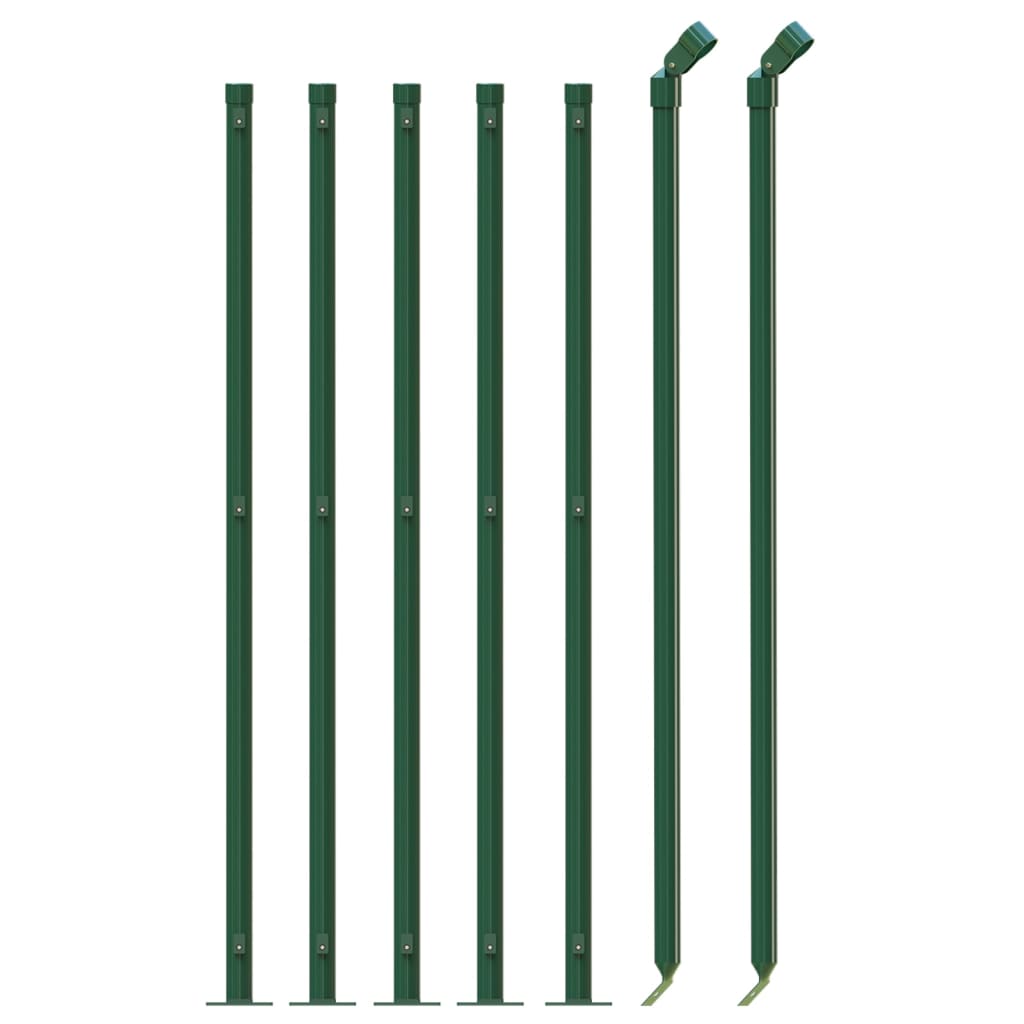 vidaXL Gaashek met flens 1x10 m groen afbeelding