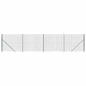 Drátěný plot s přírubami zelený 1,6 x 10 m - obrázek 2