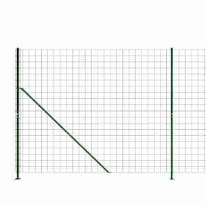 Drátěný plot s přírubami zelený 1,6 x 10 m - obrázek 4