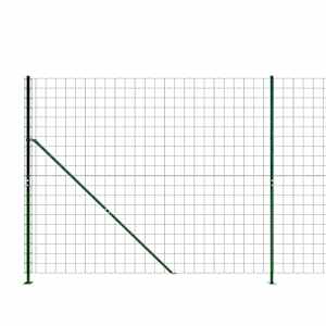 Drátěný plot s přírubami zelený 2,2 x 25 m - obrázek 4