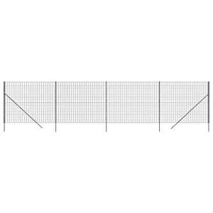 Drátěný plot antracitový 1,8 x 10 m pozinkovaná ocel - obrázek 2