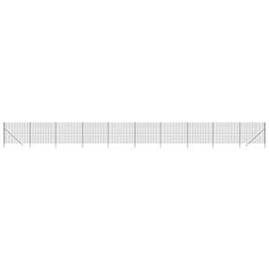 vidaXL traataed, antratsiithall, 1,6 x 25 m, tsingitud teras