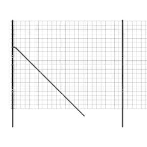 Drátěný plot antracitový 1,6 x 10 m pozinkovaná ocel - obrázek 5