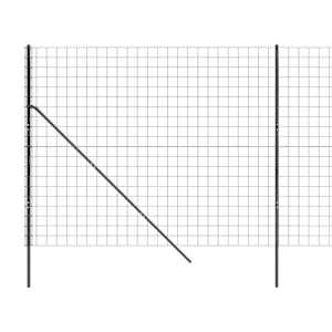 Drátěný plot antracitový 1,8 x 10 m pozinkovaná ocel - obrázek 5