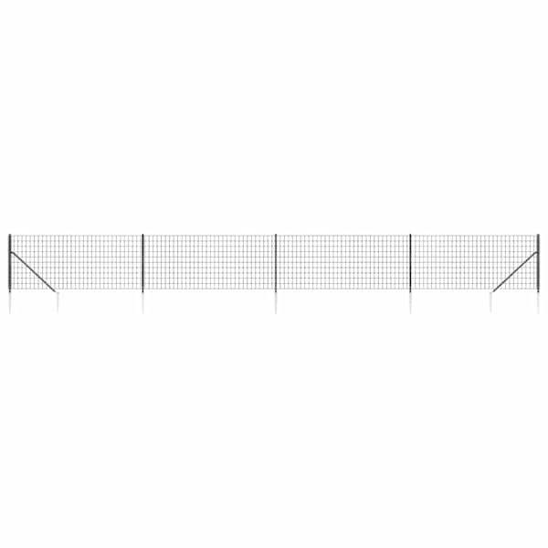 vidaXL traataed vaiadega, antratsiithall, 0,8x10 m