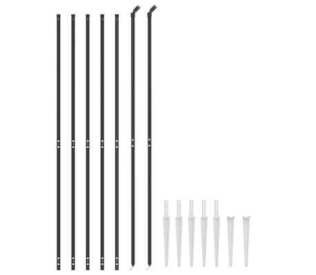 vidaXL traataed vaiadega, antratsiithall, 1,4x10 m