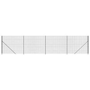 Drátěný plot s přírubami antracitový 1,6 x 10 m - obrázek 2