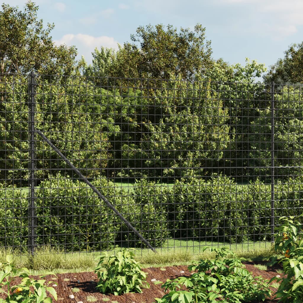 Drátěný plot s přírubami antracitový 1,8 x 25 m
