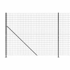 Drátěný plot s přírubami antracitový 2,2 x 25 m - obrázek 4