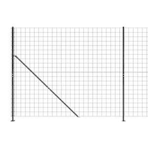 Drátěný plot s přírubami antracitový 1,6 x 10 m - obrázek 4