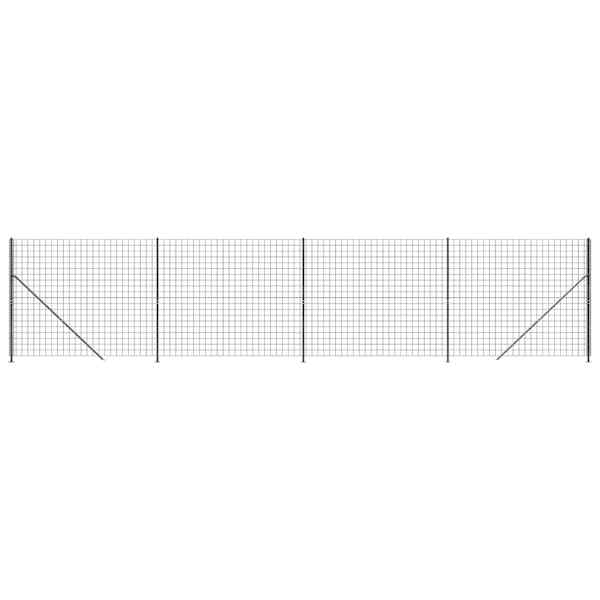 vidaXL traataed &auml;&auml;rikuga, antratsiithall, 2x10 m