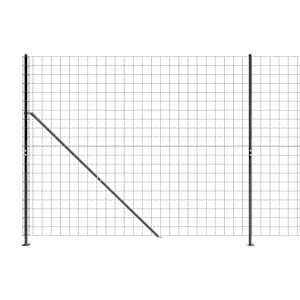 Drátěný plot s přírubami antracitový 2,2 x 25 m - obrázek 4