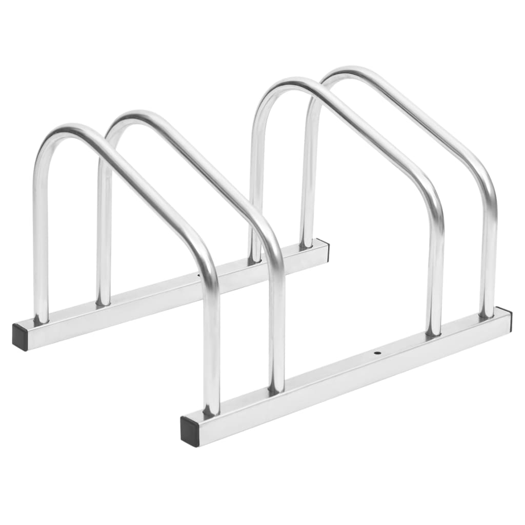 Image of vidaXL Bike Rack for 2 Bikes Galvanised Steel