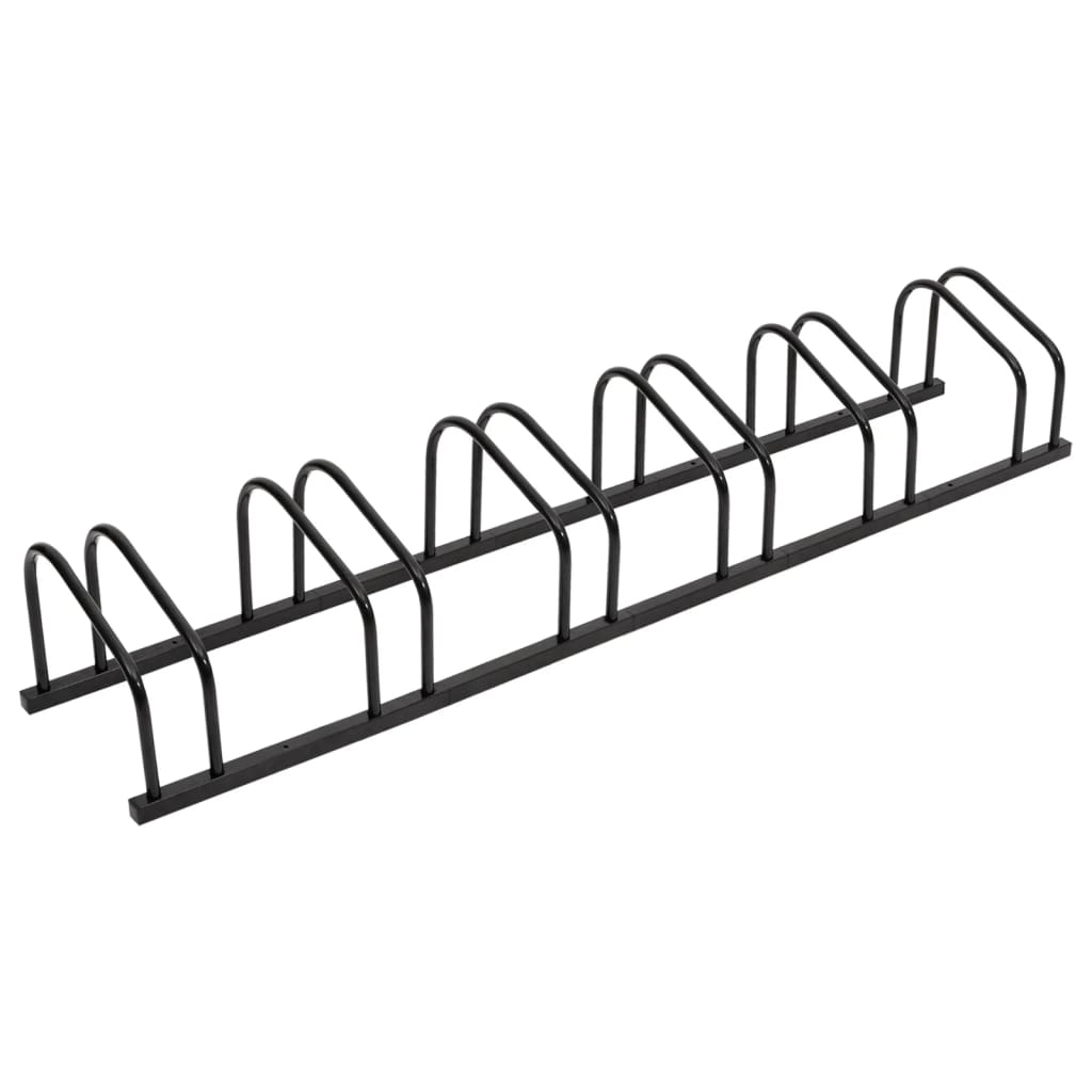 Image of vidaXL Bike Rack for 6 Bikes Black Steel