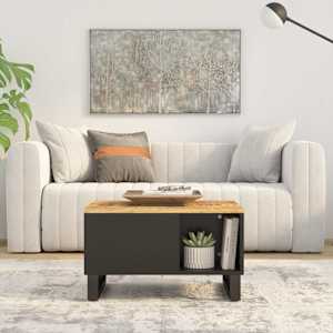 Konferenční stolek 60 x 50 x 35 cm masivní mangovníkové dřevo - obrázek 1