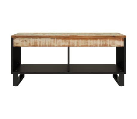 vidaXL Couchtisch 90x50x40 cm Massives Altholz