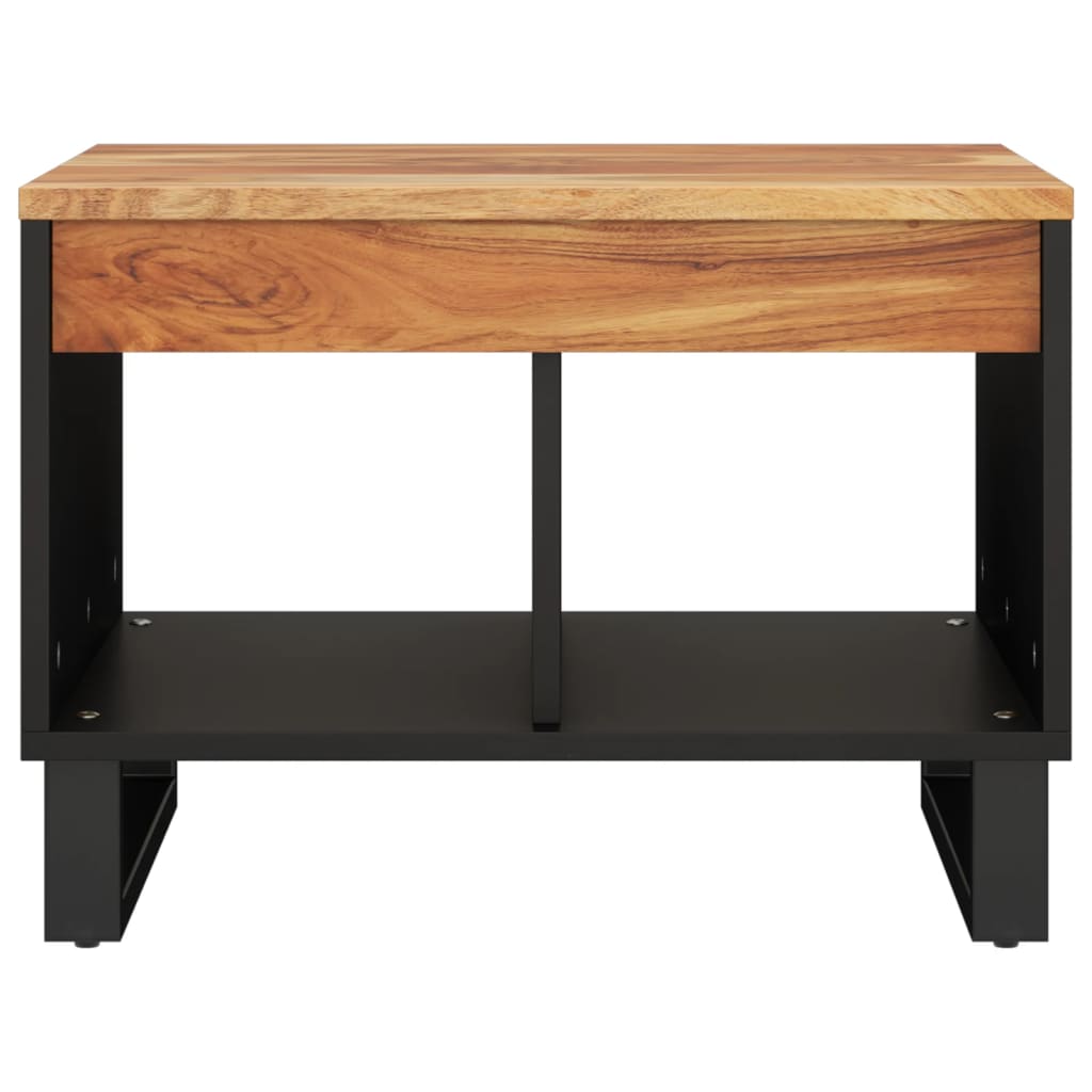 vidaXL Salontafel 55x50x40 cm massief acaciahout afbeelding