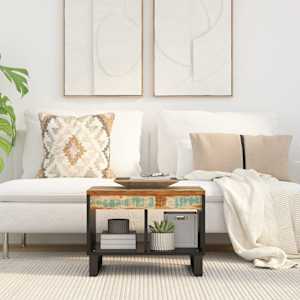 Klubska mizica 55x50x40 cm trden predelan les