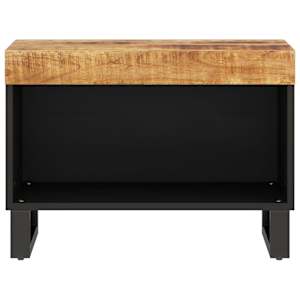 vidaXL Meuble TV 60x33x43,5 cm bois massif de manguier