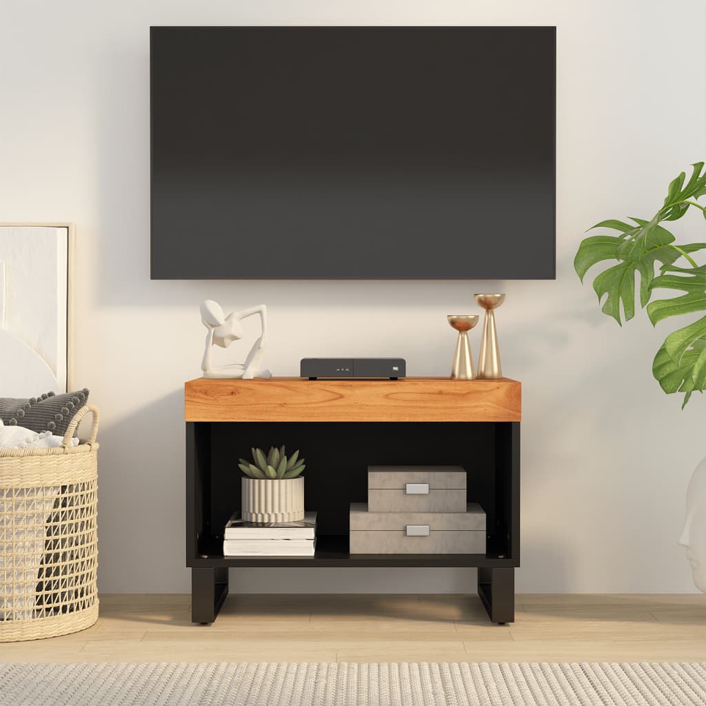 Petrashop  TV skříňka 60 x 33 x 43,5 cm masivní akáciové dřevo