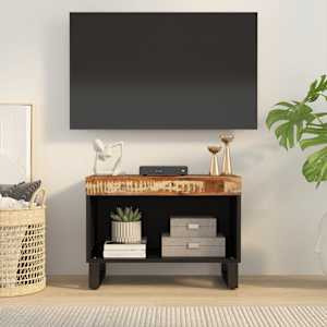 TV skříňka 60 x 33 x 43,5 cm masivní recyklované dřevo - obrázek 1
