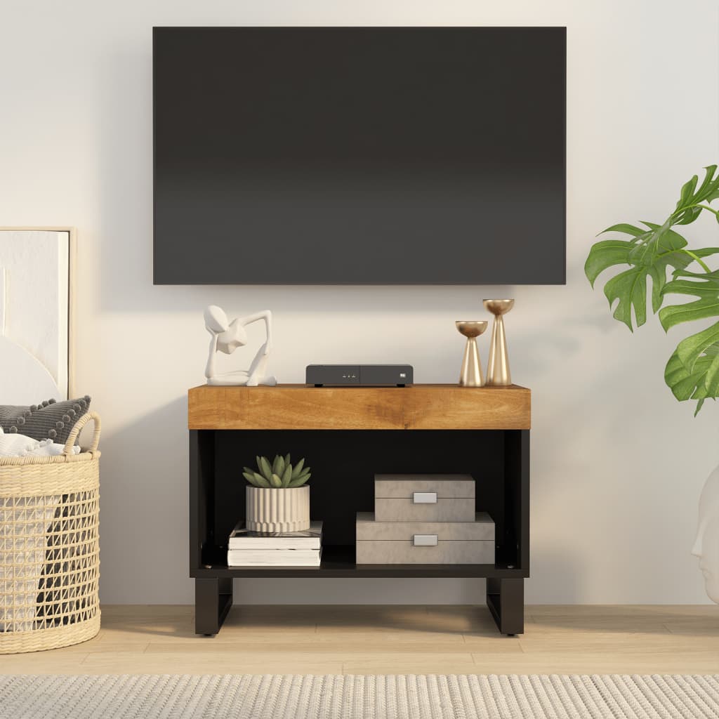 vidaXL Móvel de TV 60x33x43,5 cm madeira de mangueira maciça