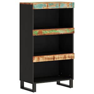 Odkládací skříňka 60 x 33 x 107 cm masivní recyklované dřevo - obrázek 2