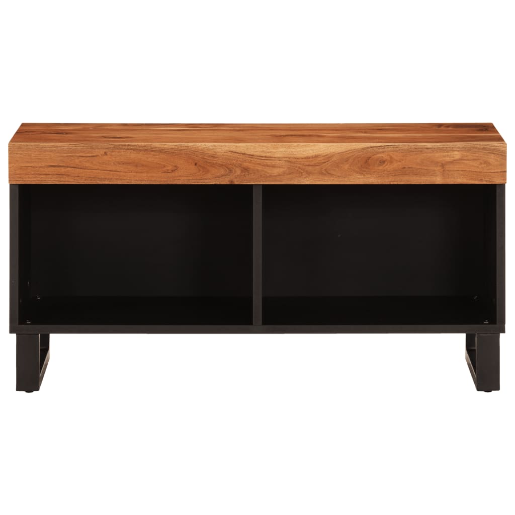 Meuble TV Armoire de Télévision Rangement Salon Bois Massif de Manguier