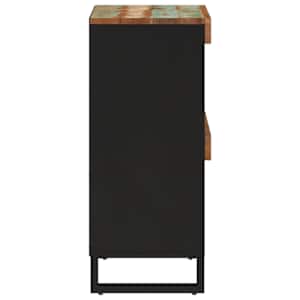 Odkládací skříňka 85 x 33 x 75 cm masivní recyklované dřevo - obrázek 4