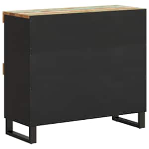 Odkládací skříňka 85 x 33 x 75 cm masivní recyklované dřevo - obrázek 5