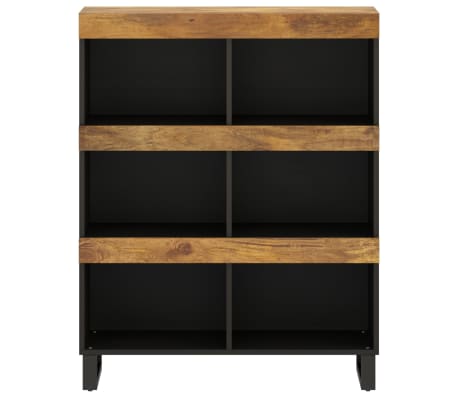 vidaXL Armario auxiliar madera maciza de mango 85x33x107 cm