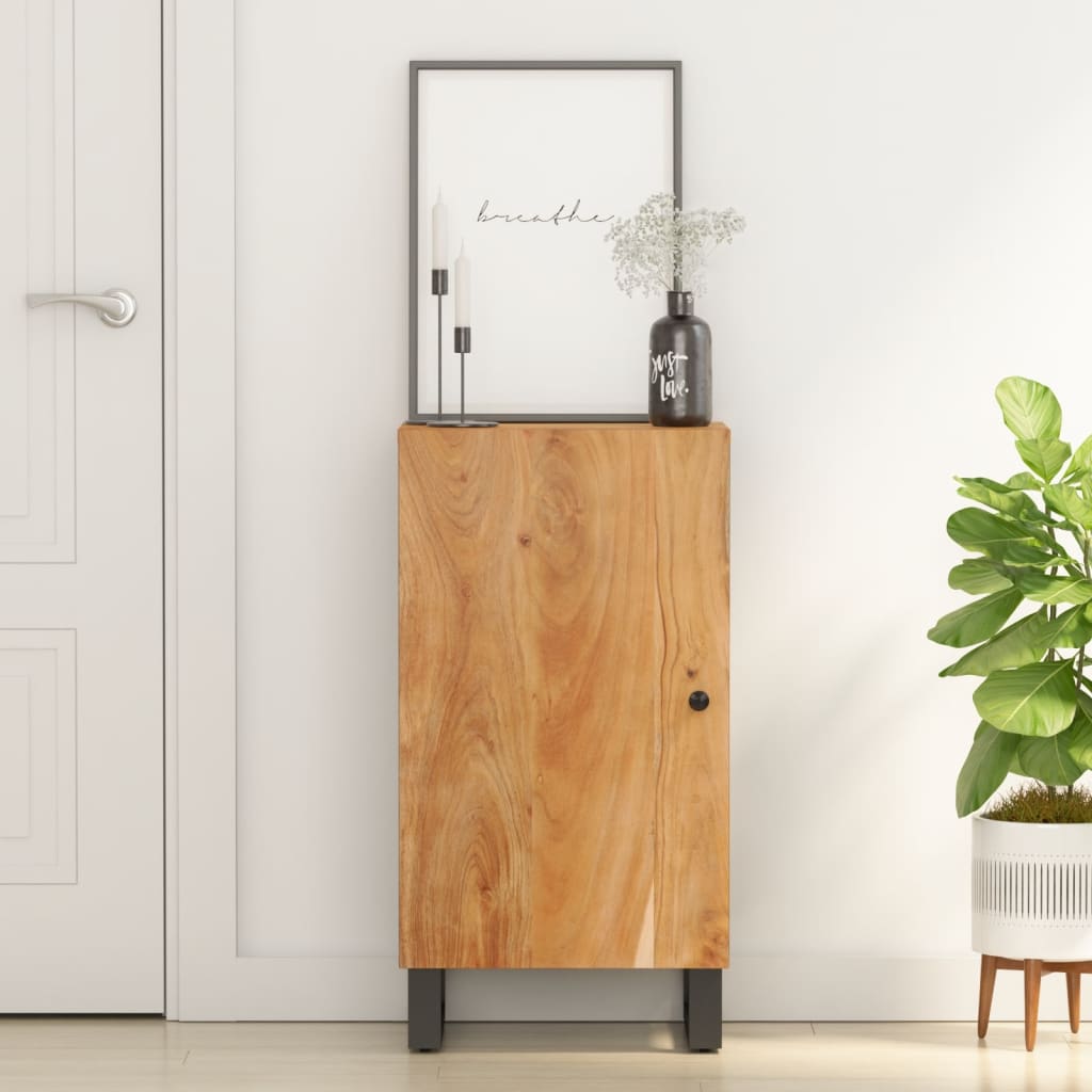 vidaXL Servantă cu ușă, 40x31x75 cm, lemn masiv acacia