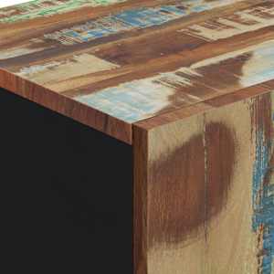 Příborník s dvířky 40 x 31 x 75 cm masivní recyklované dřevo - obrázek 7