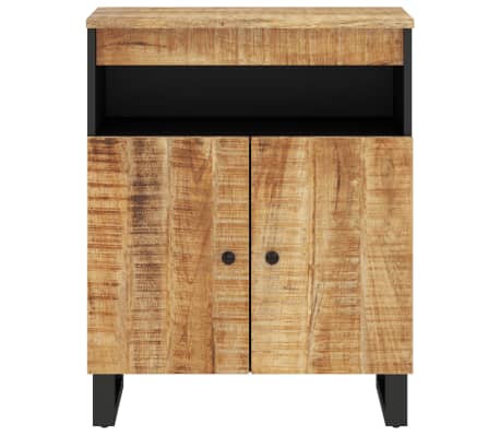 vidaXL Dressoir met 2 deuren 60x33x75 cm massief mangohout