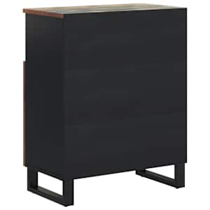 Příborník se 2 dvířky 60 x 33 x 75 cm masivní recyklované dřevo - obrázek 5
