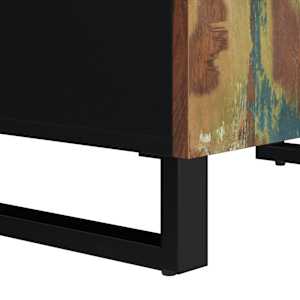 Příborník se 2 dvířky 60 x 33 x 75 cm masivní recyklované dřevo - obrázek 7