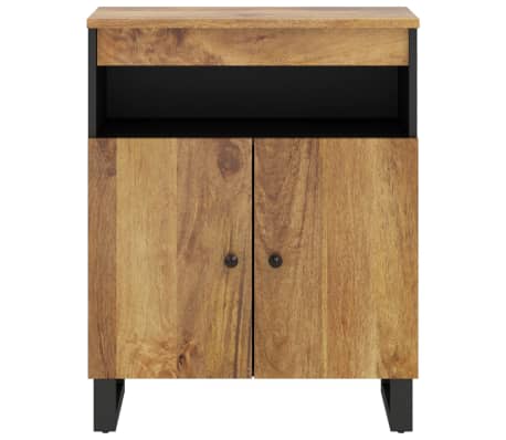 vidaXL Credenza con 2 Ante 60x33x75 cm in Legno Massello di Mango