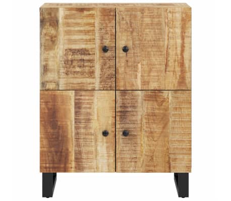 vidaXL Buffet avec 4 portes 60x33x75 cm bois massif de manguier