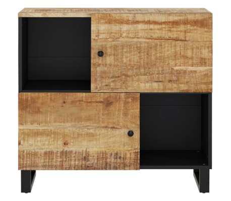 vidaXL Sideboard with 2 Doors 80x33x75 cm Solid Wood Mango