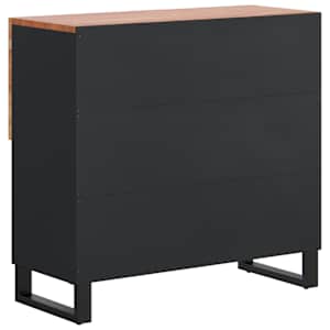 Příborník se 2 dvířky 80 x 33 x 75 cm masivní akáciové dřevo - obrázek 6